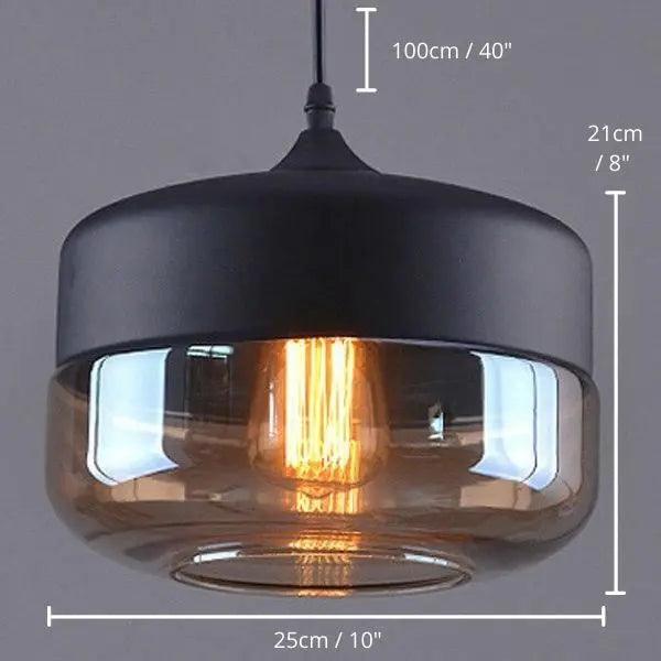 Geometric Overhead Fixture with Wood & Metal Frame – Contemporary Hanging Lamp for Dining Areas & Islands – Circle, Oval, Rectangle, Diamond | Thomler