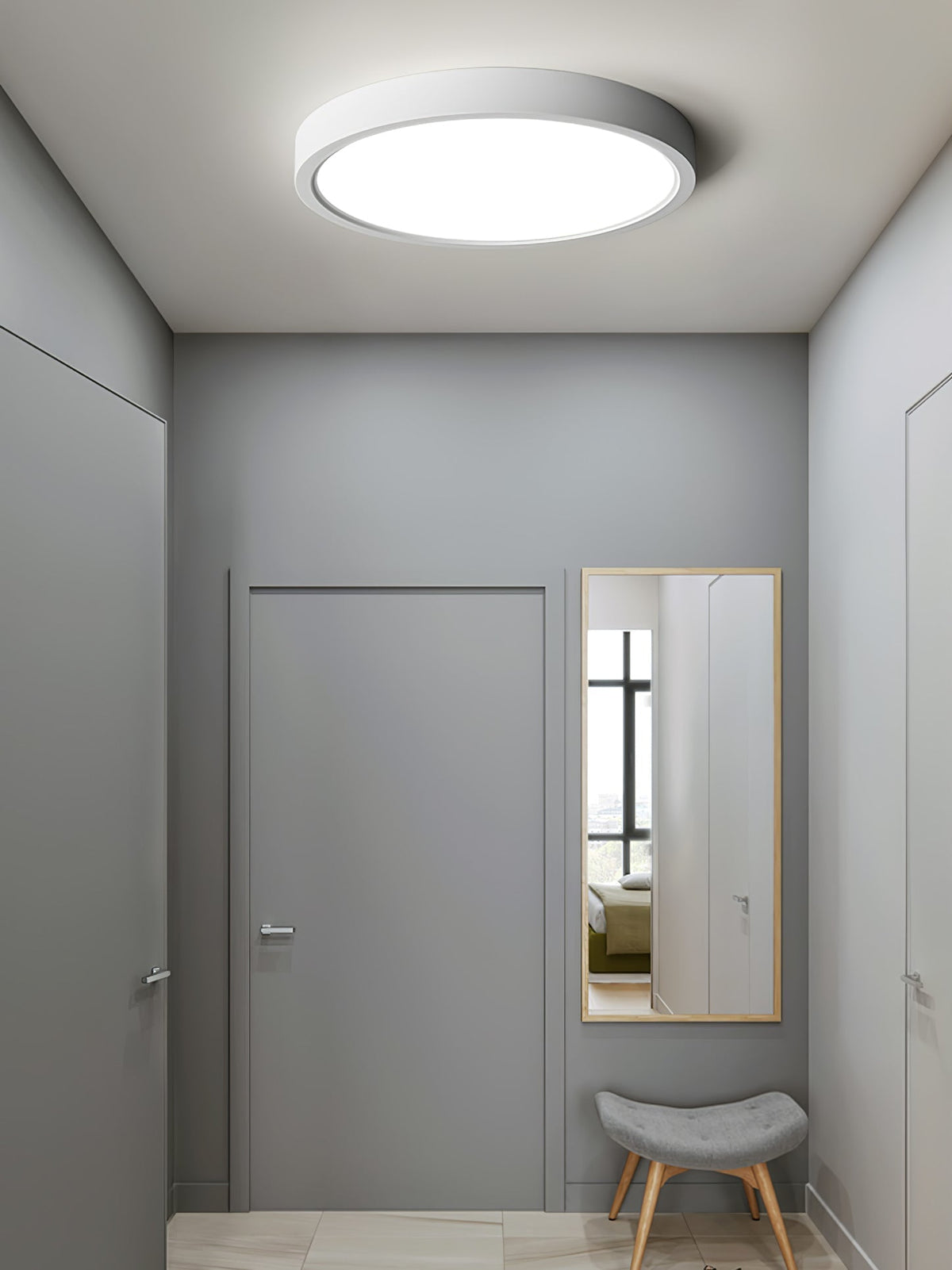Ultra-Slim LED Flush Mount Ceiling Light – Bright, Low-Profile Fixture for Modern Interiors | Thomler