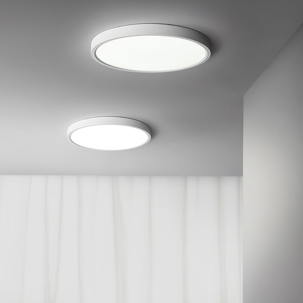 Ultra-Slim LED Flush Mount Ceiling Light – Bright, Low-Profile Fixture for Modern Interiors | Thomler