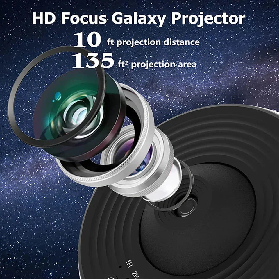 Rotating Star & Galaxy Night Light Projector with Remote – 13 Celestial Scenes for Bedroom, Kids Room & Ambient Lighting | Thomler