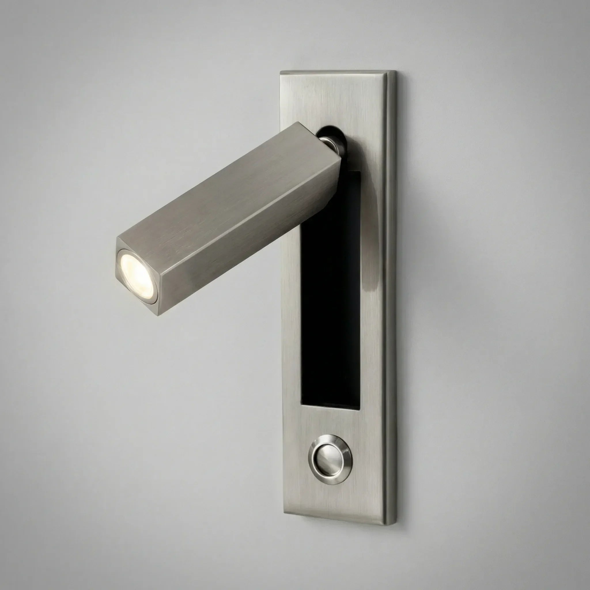 Wall Lamp Metal LED 5.0 cm Adjustable Reading Bedroom Bedside Swivel Arm Recessed Lighting | Thomler