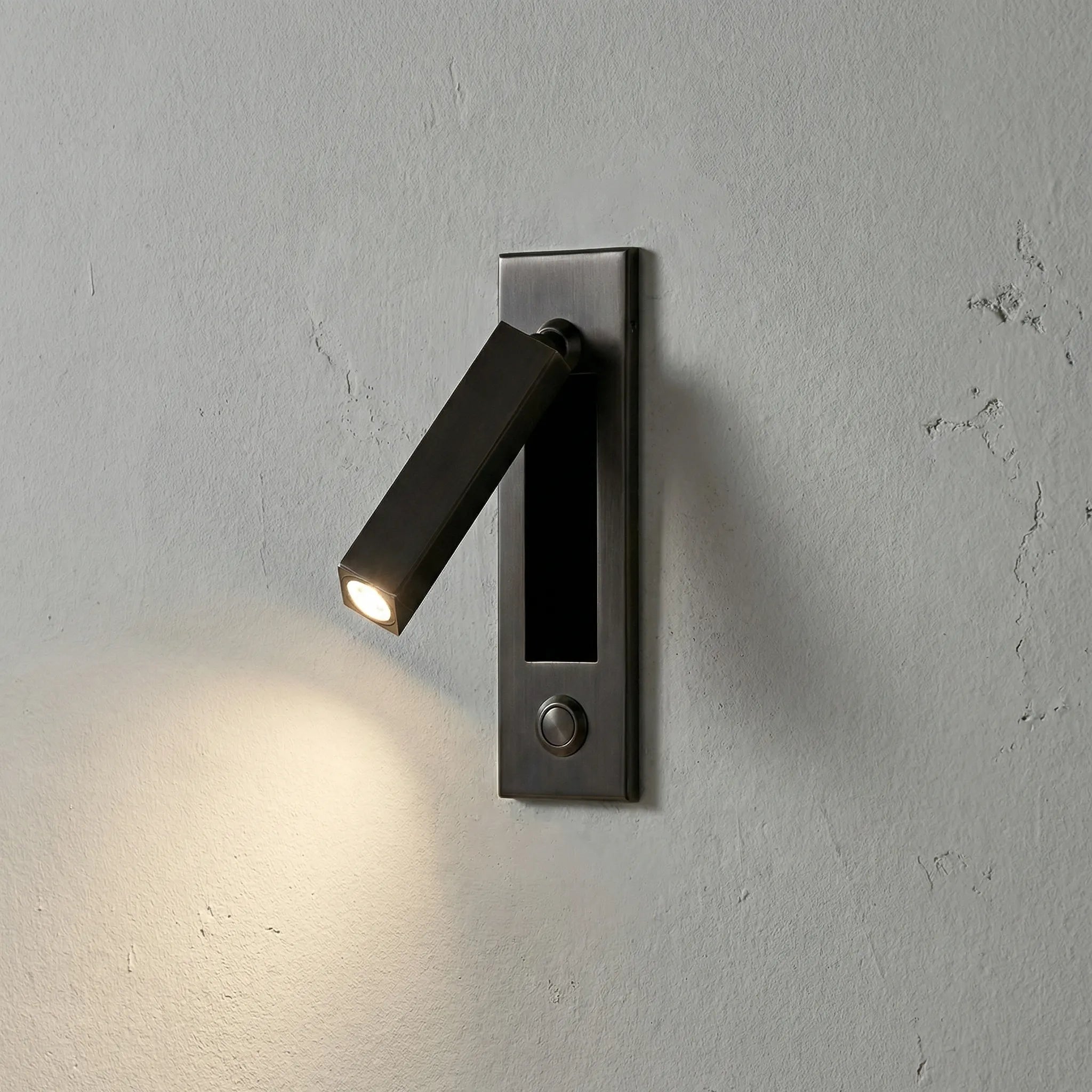 Wall Lamp Metal LED 5.0 cm Adjustable Reading Bedroom Bedside Swivel Arm Recessed Lighting | Thomler