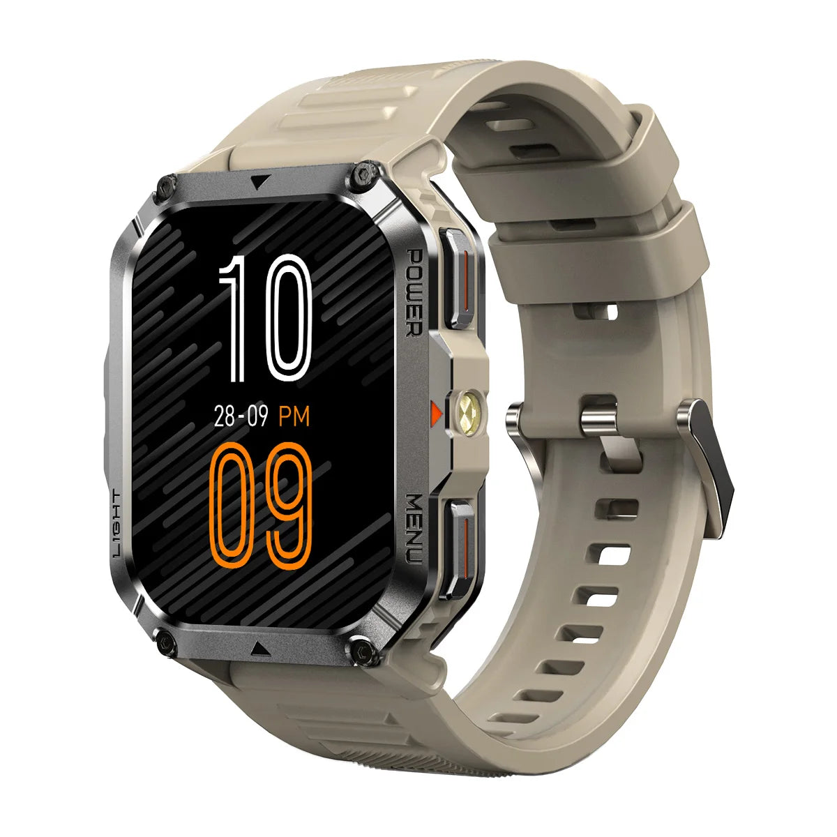 Tactical GPS Fitness Tracker with Voice Control & Built-In Flashlight for Hiking, Running & Outdoor Adventures | Thomler