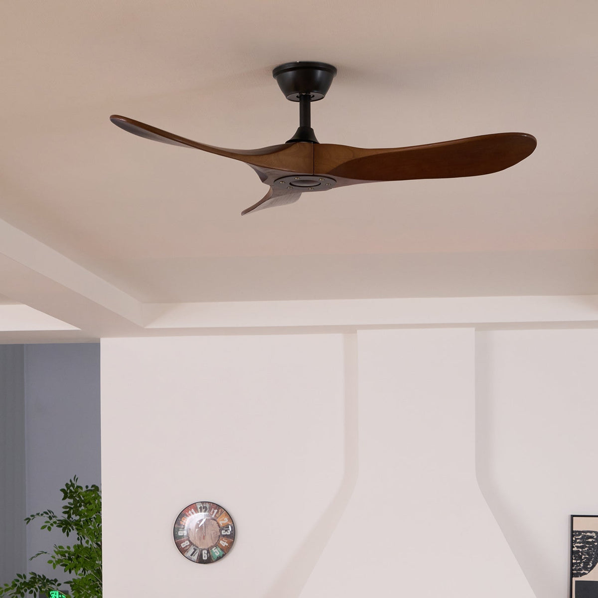 Wooden Blade Ceiling Fan with Remote 42-52 Inch 6-Speed Reversible Indoor Cooling Fan Vintage Farmhouse Style for Bedroom Living Room | Thomler