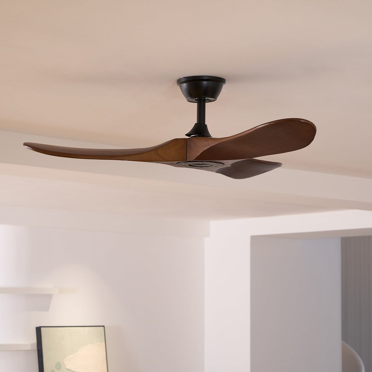 Wooden Blade Ceiling Fan with Remote 42-52 Inch 6-Speed Reversible Indoor Cooling Fan Vintage Farmhouse Style for Bedroom Living Room | Thomler