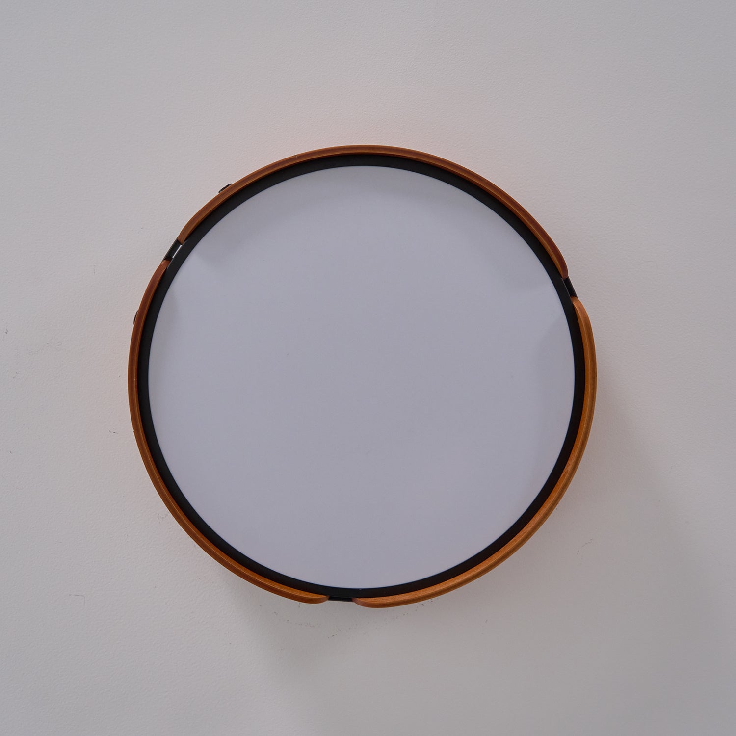 Ceiling Light Wood Integrated LED 16.5 in Remote Dimmable Bedroom Bathroom Wall Mount Fixture | Thomler