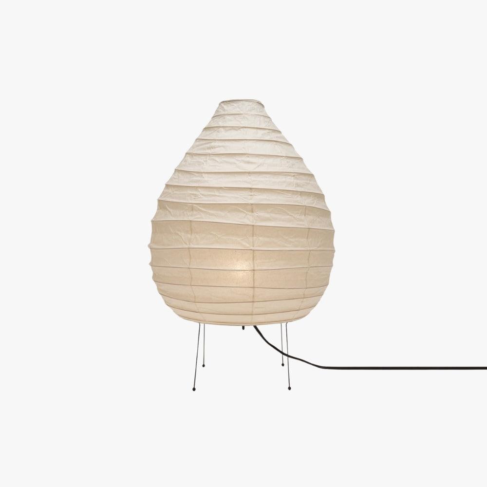Table Lamp Rice Paper 24.4 in Warm Glow Bedroom Living Room Soft Ambient Lighting Minimalist Japanese Style Accent Light | Thomler