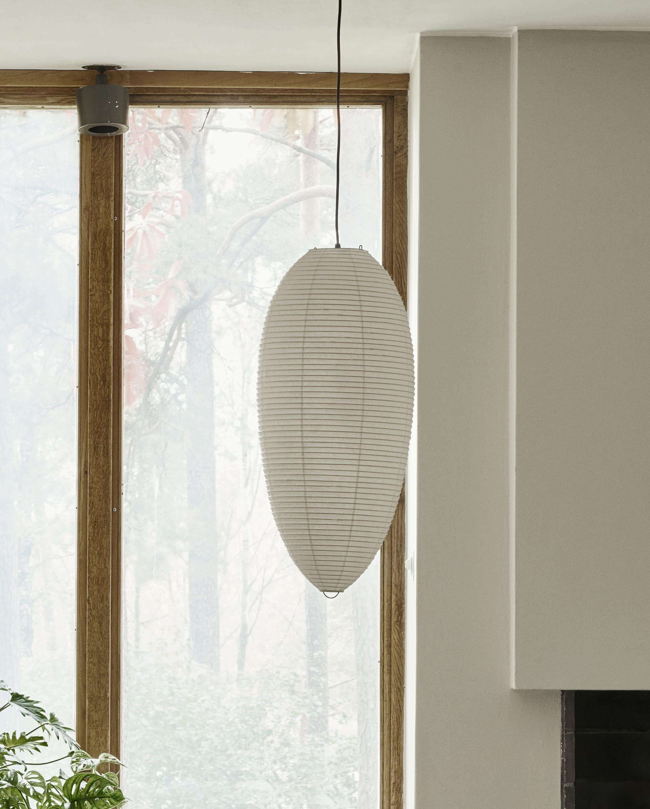 Pendant Light Paper Shade 11.4 in x 19.7 in Indoor Living Room Dining Room Warm Glow Decorative Lamp | Thomler