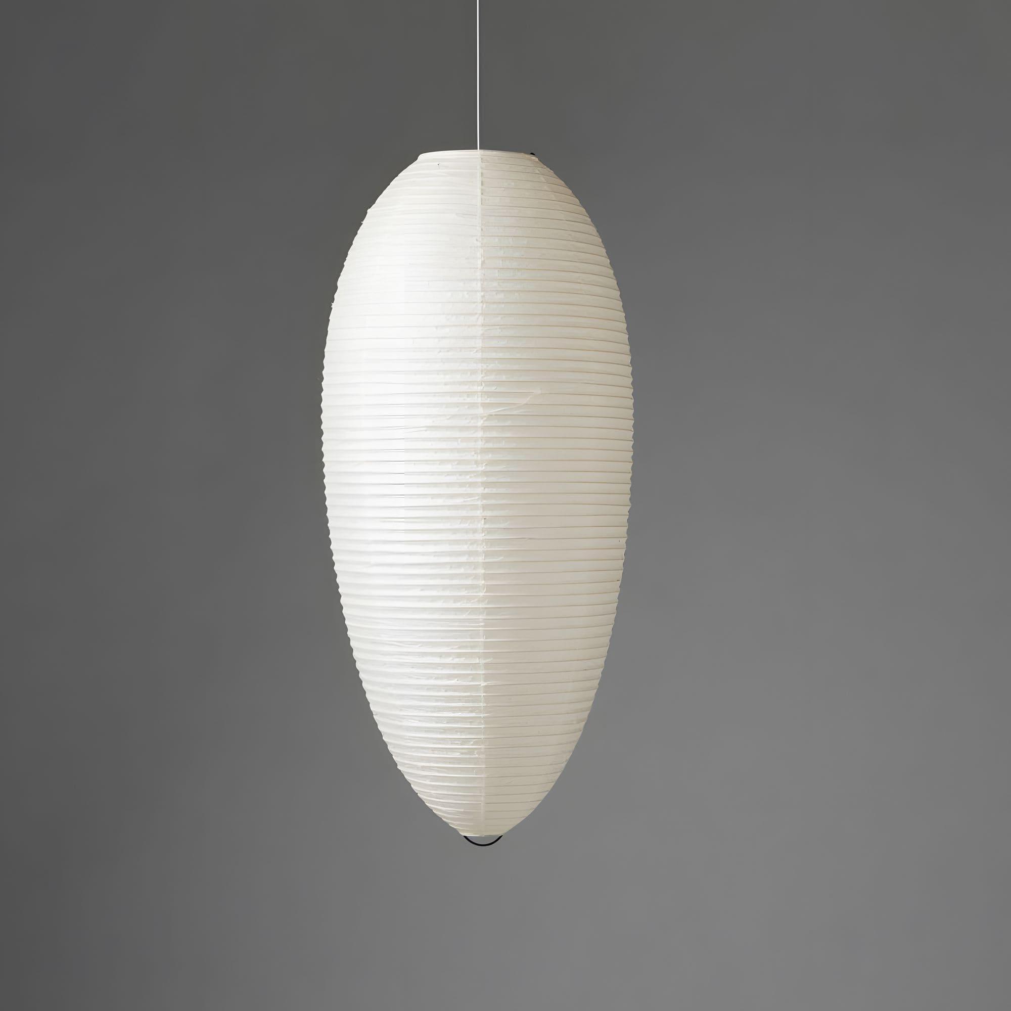 Pendant Light Paper Shade 11.4 in x 19.7 in Indoor Living Room Dining Room Warm Glow Decorative Lamp | Thomler