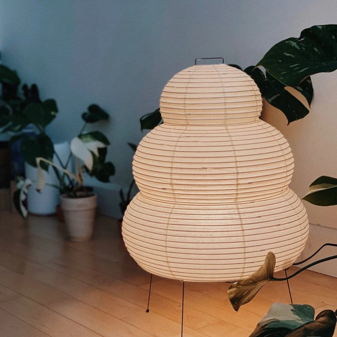 Table Lamp Mulberry Paper 16.9 in Indoor Soft Light White Decorative LED E26 E27 | Thomler