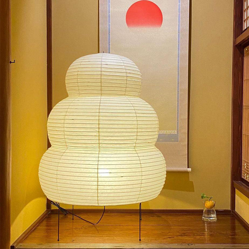 Table Lamp Mulberry Paper 16.9 in Indoor Soft Light White Decorative LED E26 E27 | Thomler