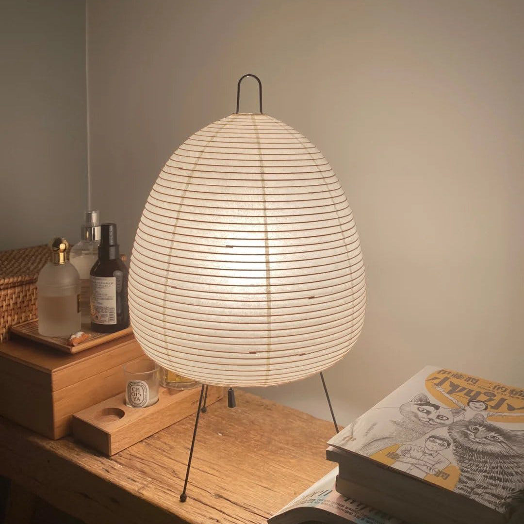Table Lamp Mulberry Paper 16.9 in Indoor Soft Light White Decorative LED E26 E27 | Thomler
