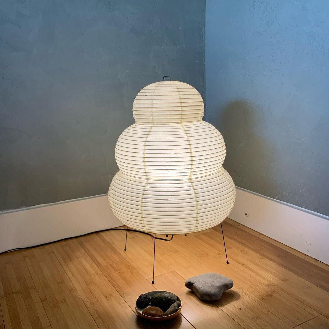 Table Lamp Mulberry Paper 16.9 in Indoor Soft Light White Decorative LED E26 E27 | Thomler