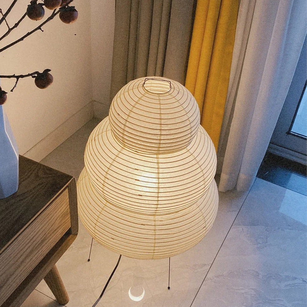 Table Lamp Mulberry Paper 16.9 in Indoor Soft Light White Decorative LED E26 E27 | Thomler