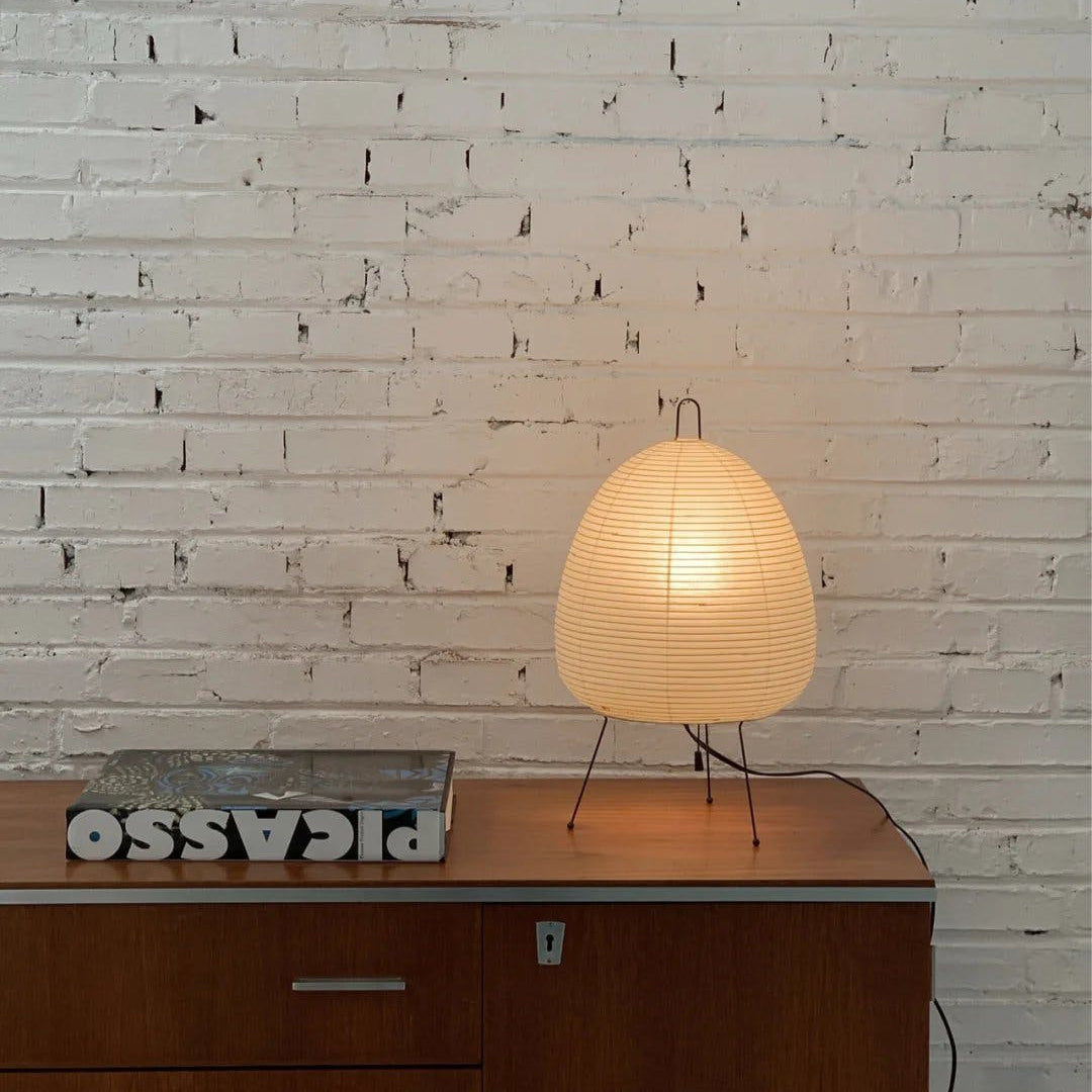 Table Lamp Mulberry Paper 16.9 in Indoor Soft Light White Decorative LED E26 E27 | Thomler