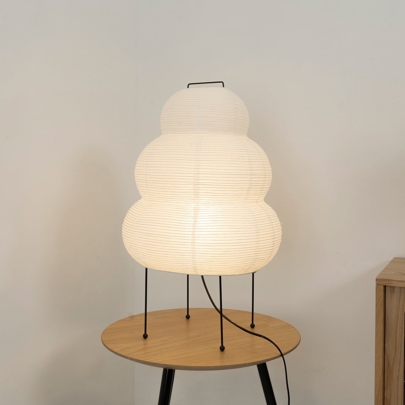 Table Lamp Mulberry Paper 16.9 in Indoor Soft Light White Decorative LED E26 E27 | Thomler
