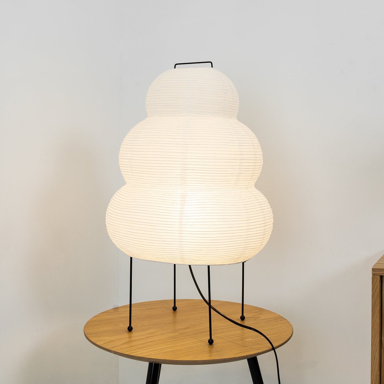 Table Lamp Mulberry Paper 16.9 in Indoor Soft Light White Decorative LED E26 E27 | Thomler
