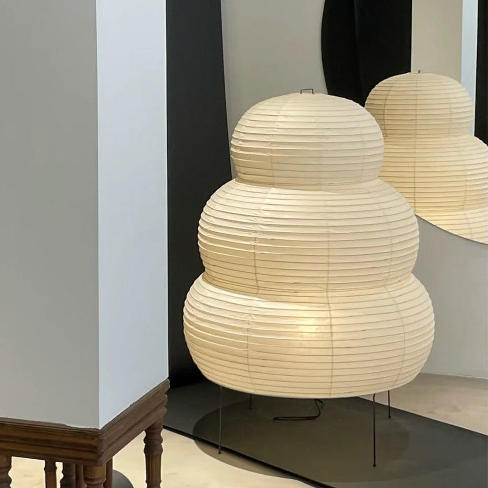 Table Lamp Mulberry Paper 16.9 in Indoor Soft Light White Decorative LED E26 E27 | Thomler