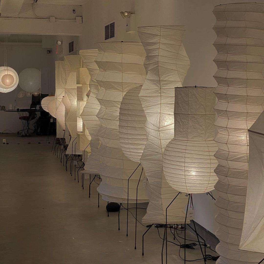 Floor Lamp Rice Paper Shade 72.8 in White Living Room Bedroom Ambient Lighting Japanese Style Tall Light | Thomler
