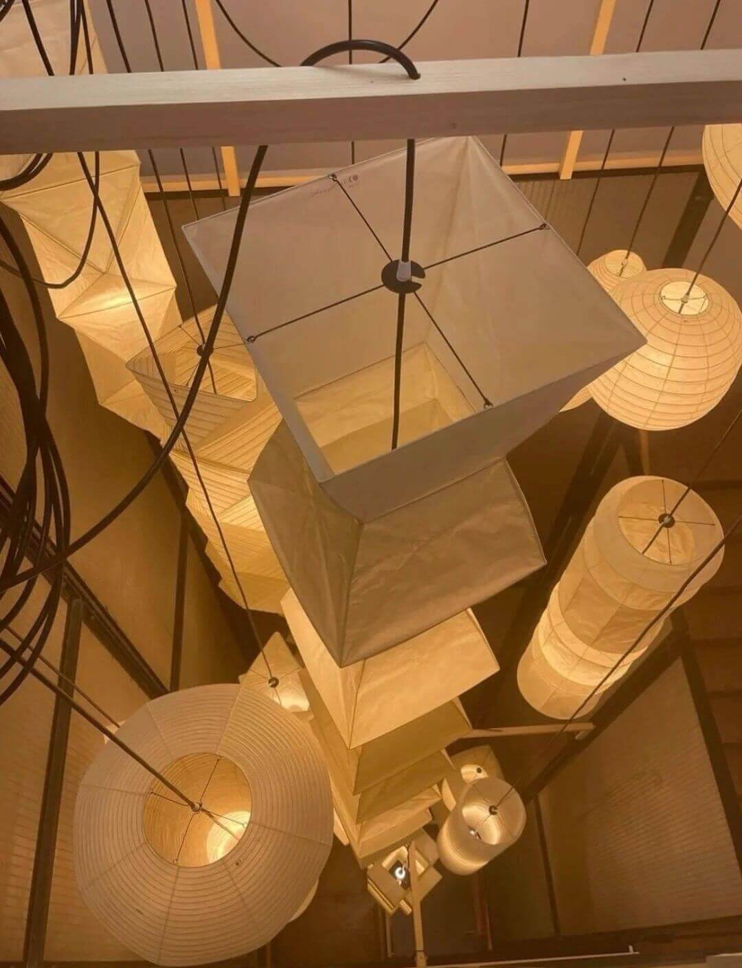 Floor Lamp Rice Paper Shade 74 in Soft Ambient Living Room Bedroom Lighting Japanese Style Standing Light | Thomler