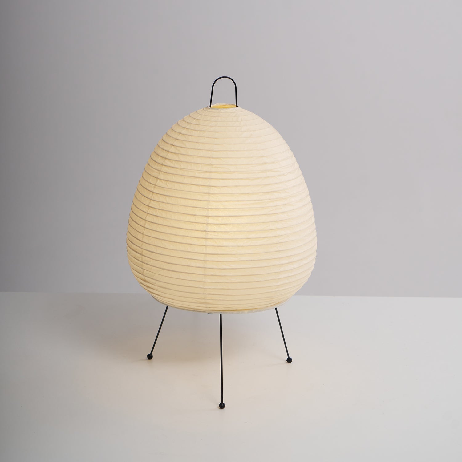 Table Lamp Rice Paper 16.9 in Indoor LED Bedroom Desk Nightstand Light | Thomler