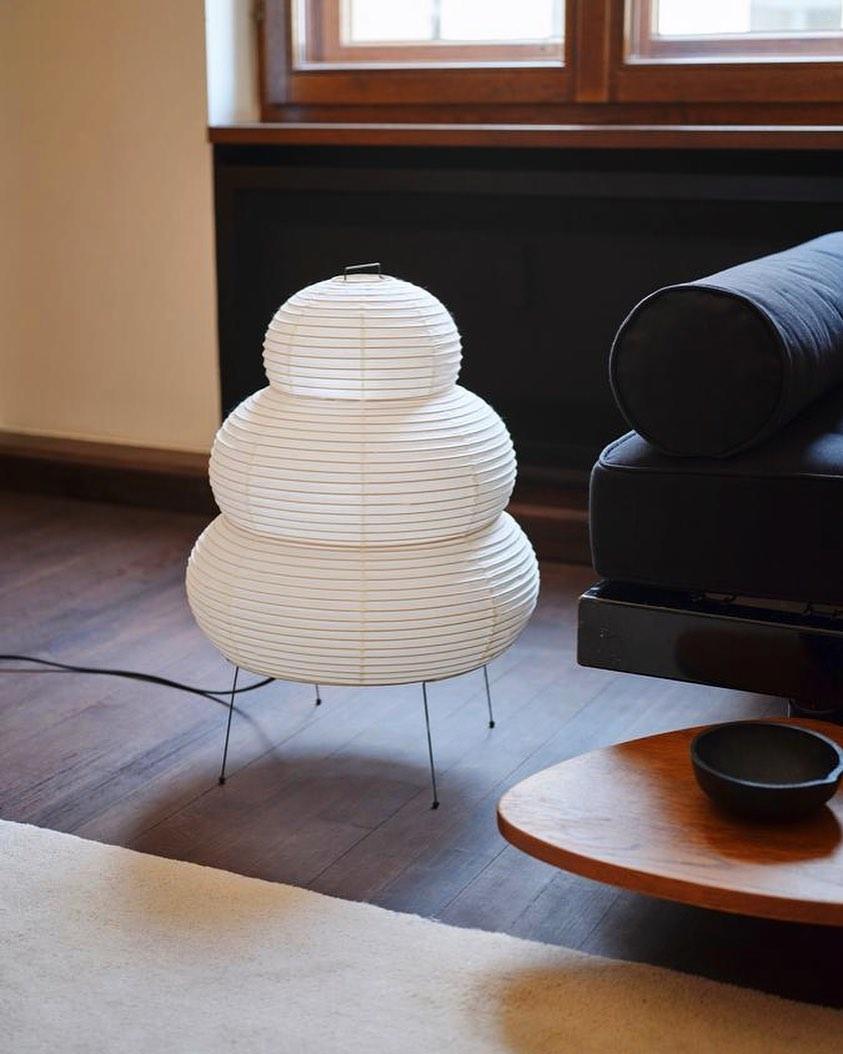 Table Lamp Rice Paper 16.9 in Indoor LED Bedroom Desk Nightstand Light | Thomler