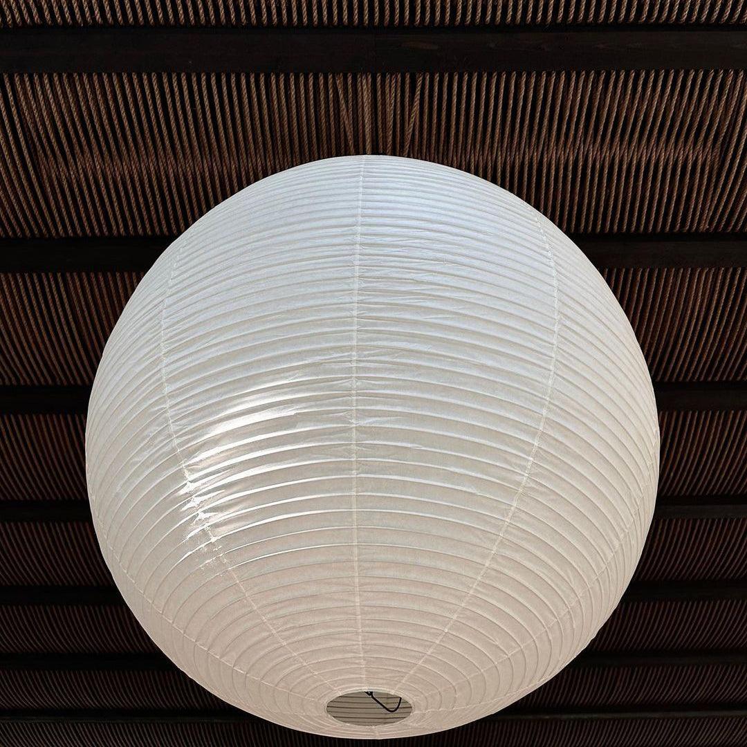Pendant Light Cotton Paper Shade 19.6 in Adjustable Dining Room Kitchen Island Hanging Ceiling Lamp | Thomler