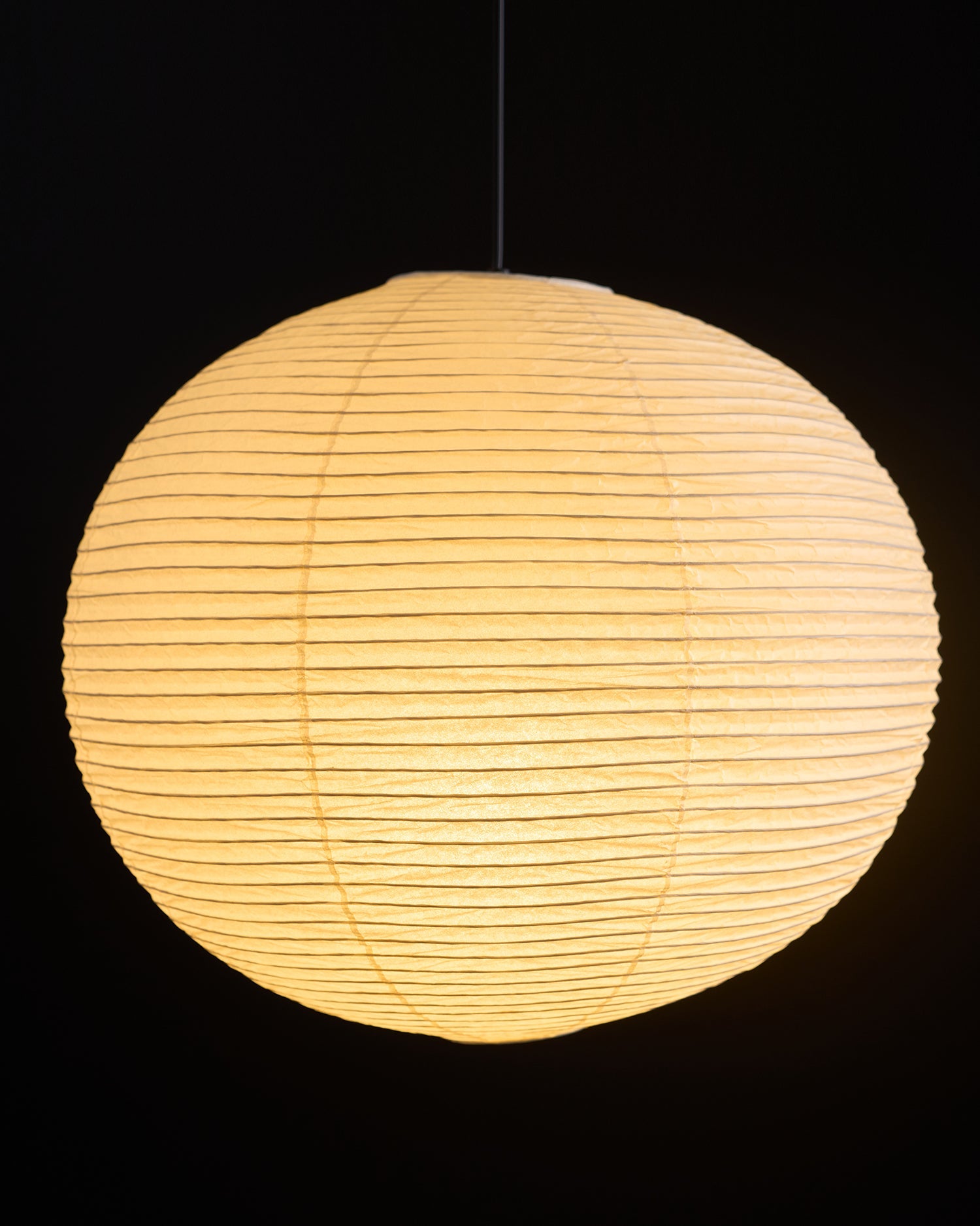 Pendant Light Cotton Paper Shade 19.6 in Adjustable Dining Room Kitchen Island Hanging Ceiling Lamp | Thomler