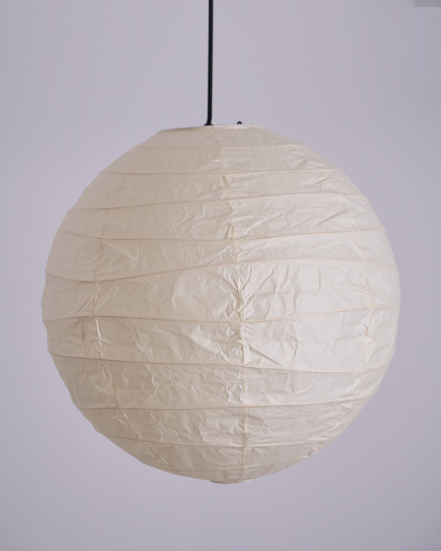 Pendant Light Japanese Washi Paper 17.7 in White Dining Room Living Room Hanging Ceiling Lamp Modern Minimalist Design | Thomler