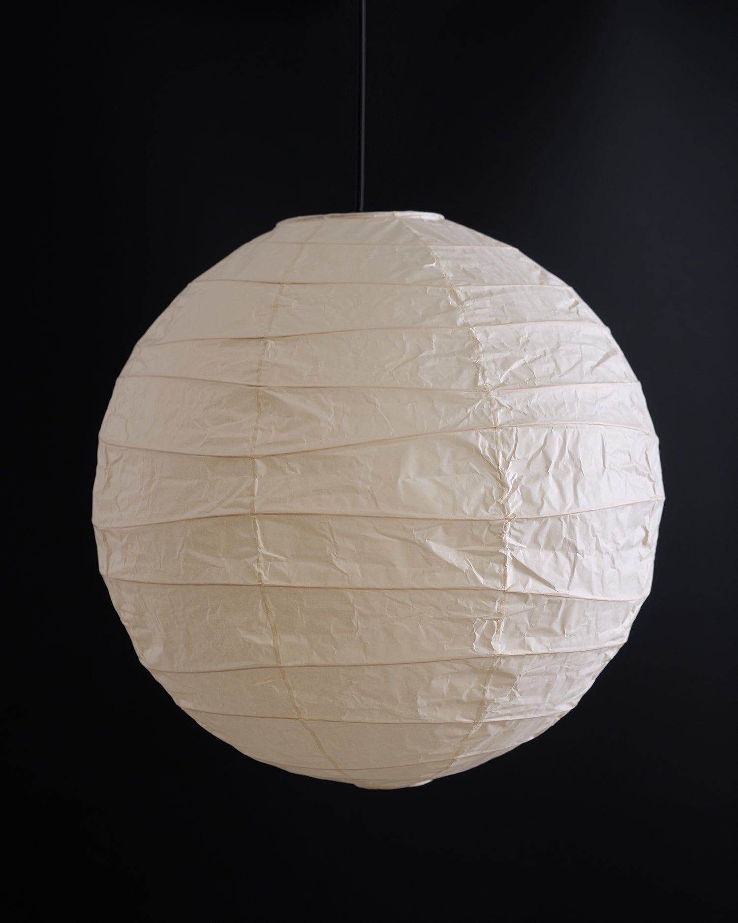 Pendant Light Japanese Washi Paper 17.7 in White Dining Room Living Room Hanging Ceiling Lamp Modern Minimalist Design | Thomler