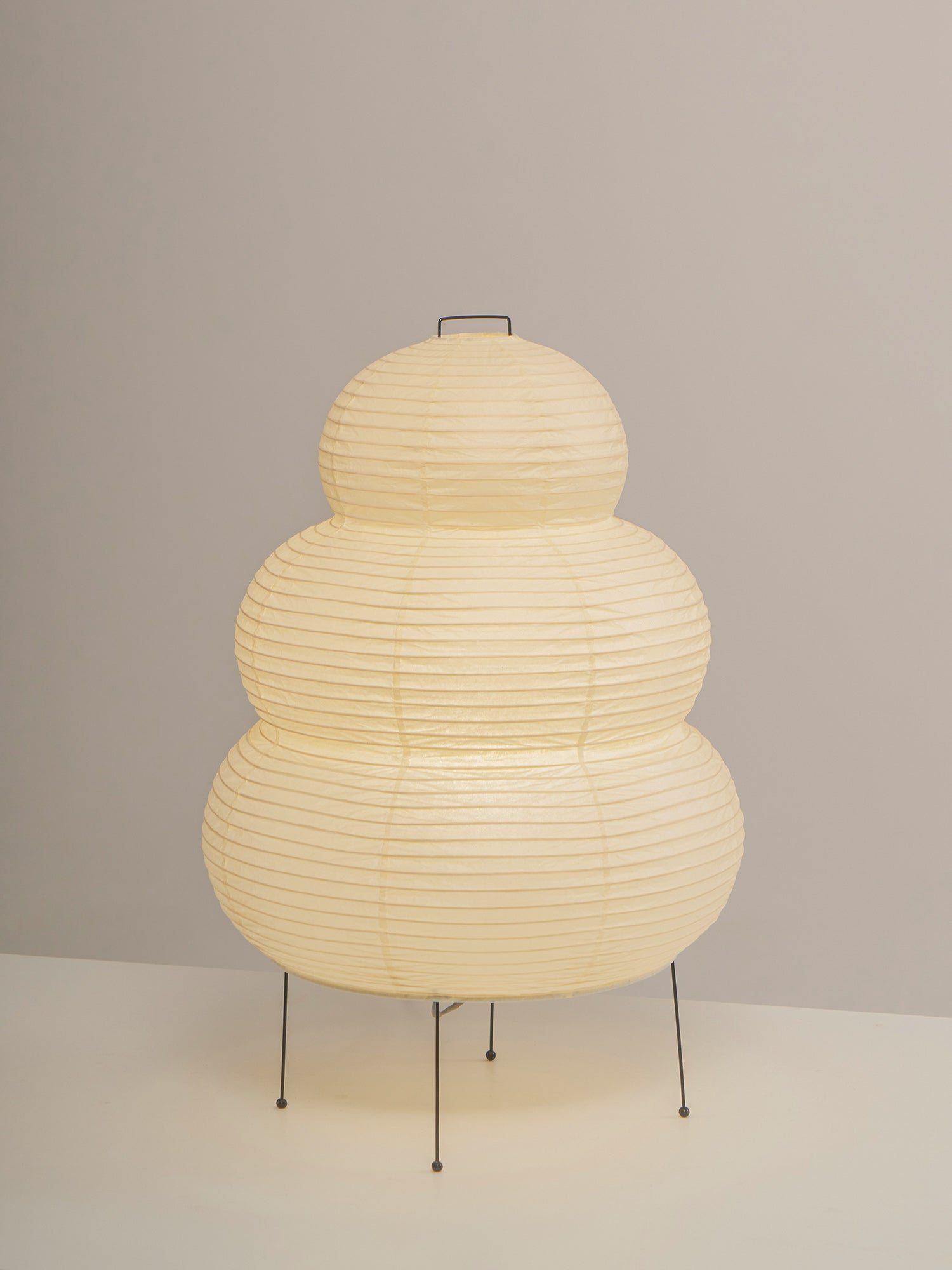 Table Lamp Rice Paper 16.9 in Indoor LED Bedroom Desk Nightstand Light | Thomler