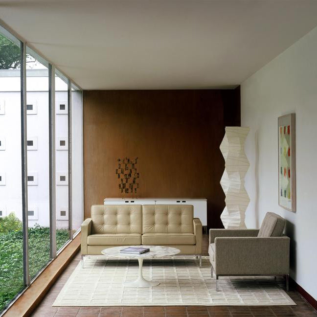 Akari Floor Lamp 47 in Mulberry Paper White Indoor Ambient Lighting Decorative Sculpture | Thomler