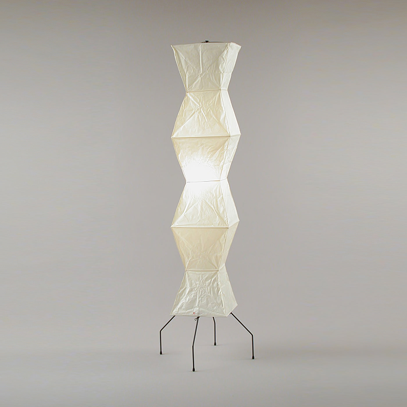 Akari Floor Lamp 47 in Mulberry Paper White Indoor Ambient Lighting Decorative Sculpture | Thomler