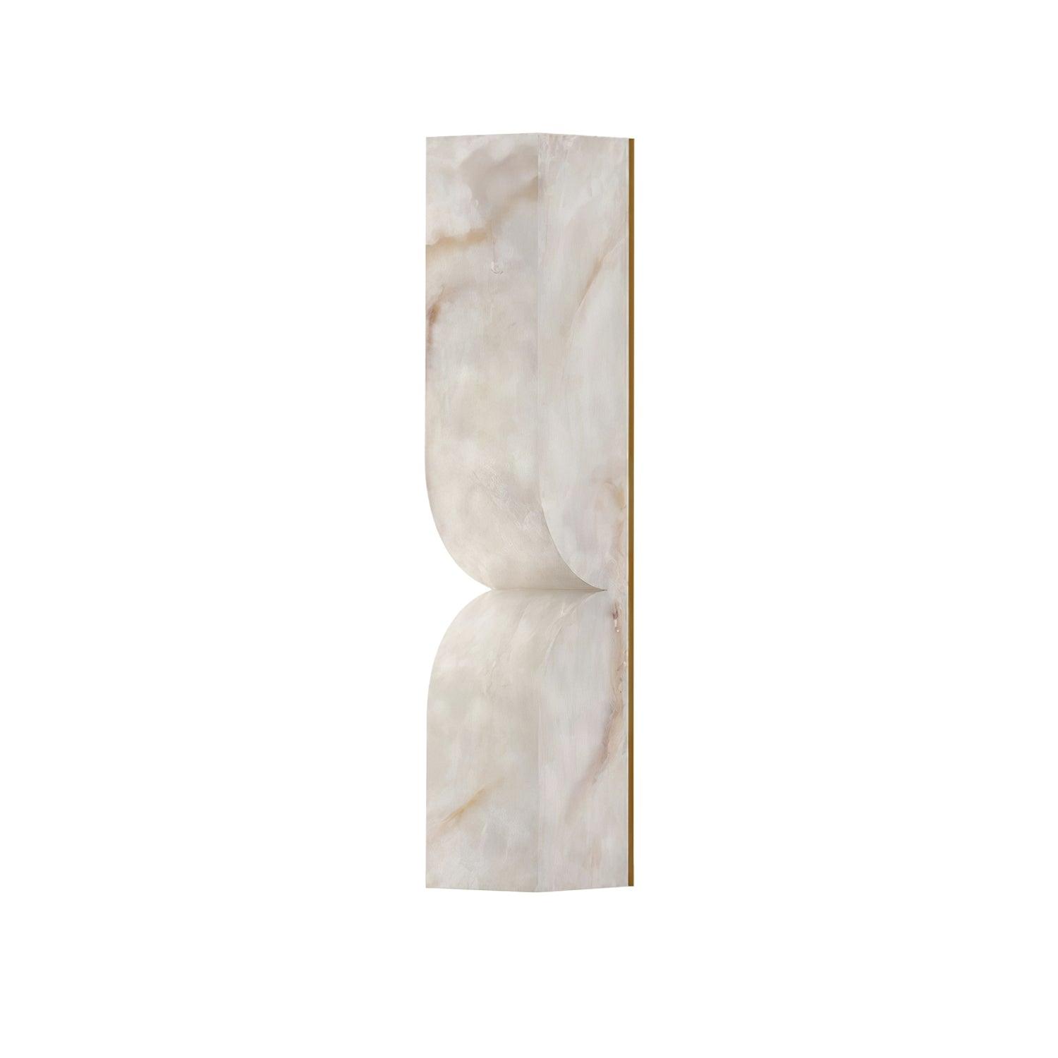 Wall Sconce Alabaster 13.8 in LED Indoor Lighting Gold Black Modern Home Bedroom Living Room Decorative Accent | Thomler