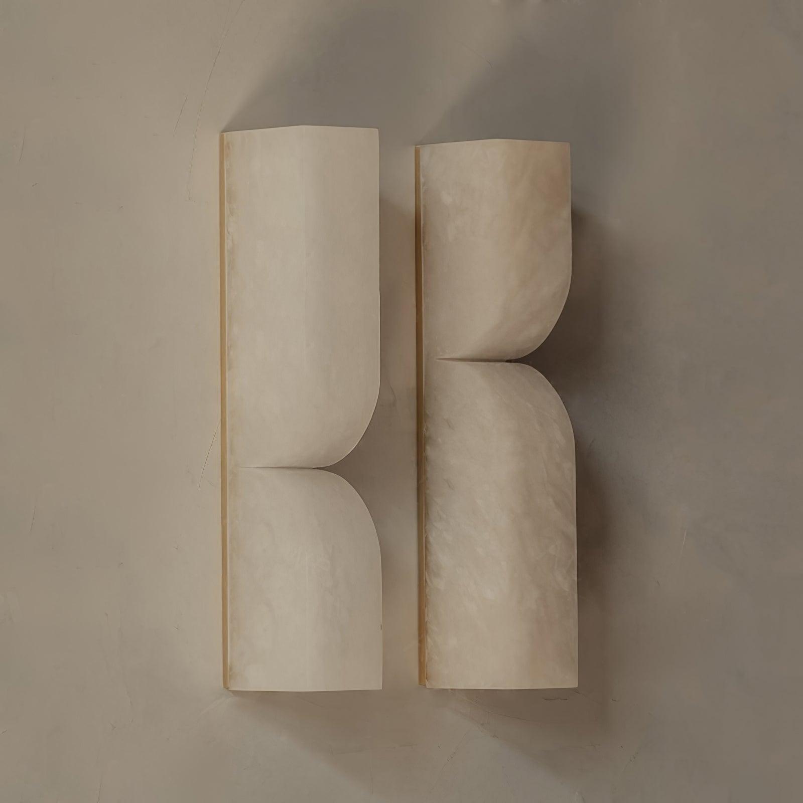 Wall Sconce Alabaster 13.8 in LED Indoor Lighting Gold Black Modern Home Bedroom Living Room Decorative Accent | Thomler