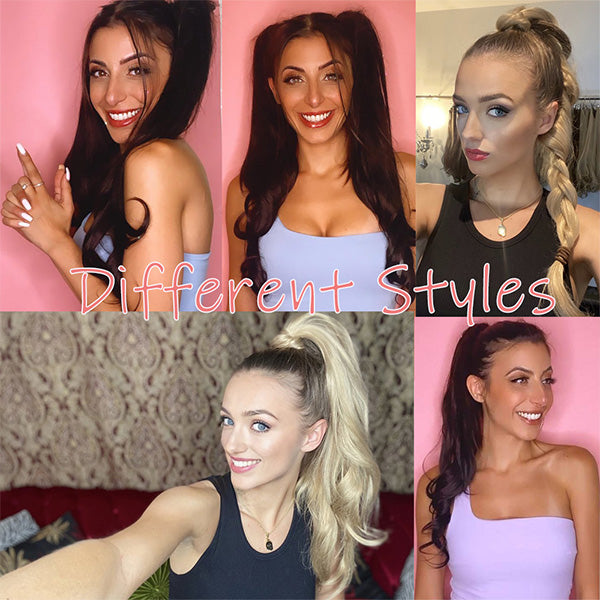 Clip-In Ponytail Hair Extension with Volume Boost – Secure All-Day Hold, Multiple Shades Available | Thomler