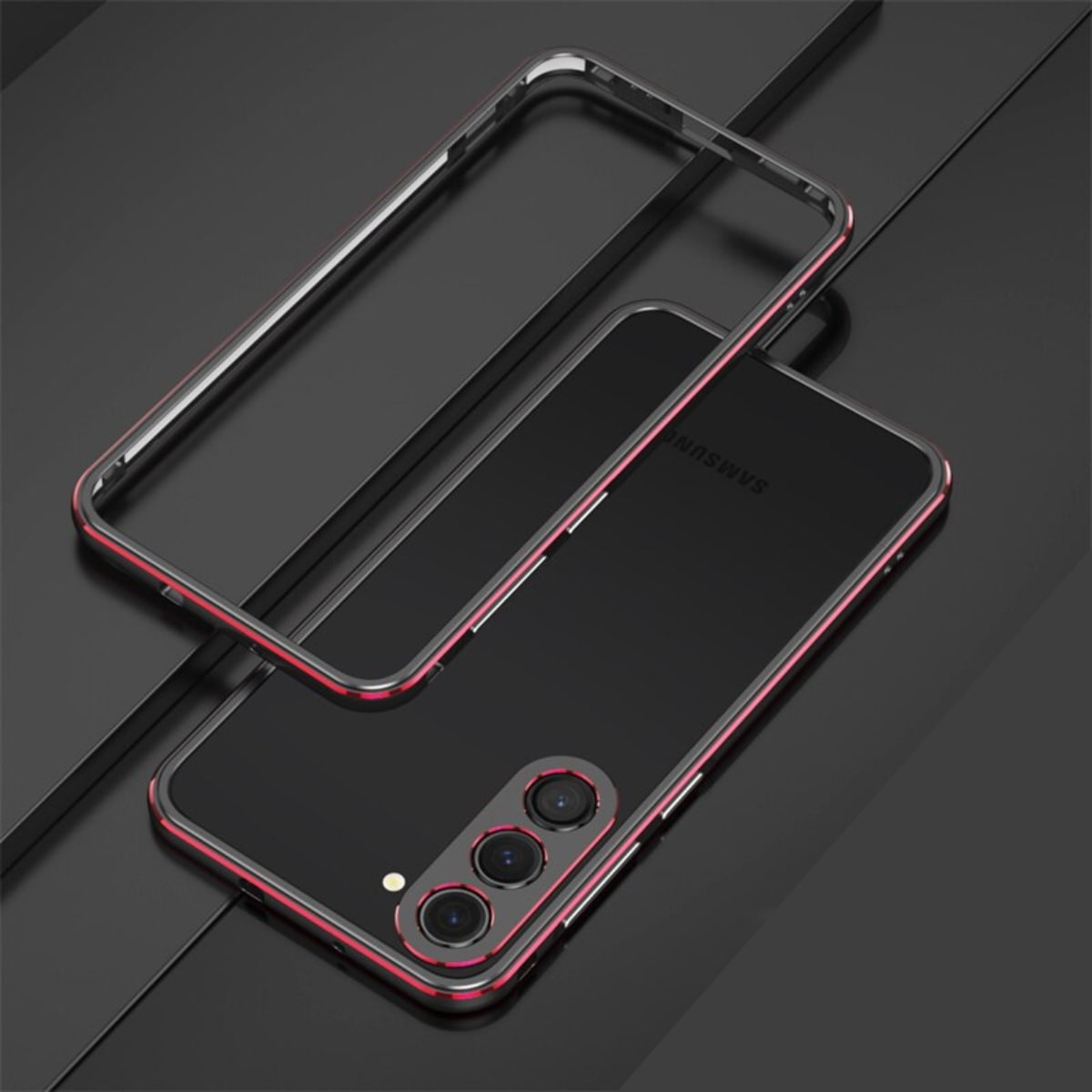 Aluminum Frame Case for Samsung Galaxy – Shock-Absorbing Metal Bumper with Raised Edges & Precise Cutouts – S22 S23 S24 S25 S26 Plus Ultra | Thomler