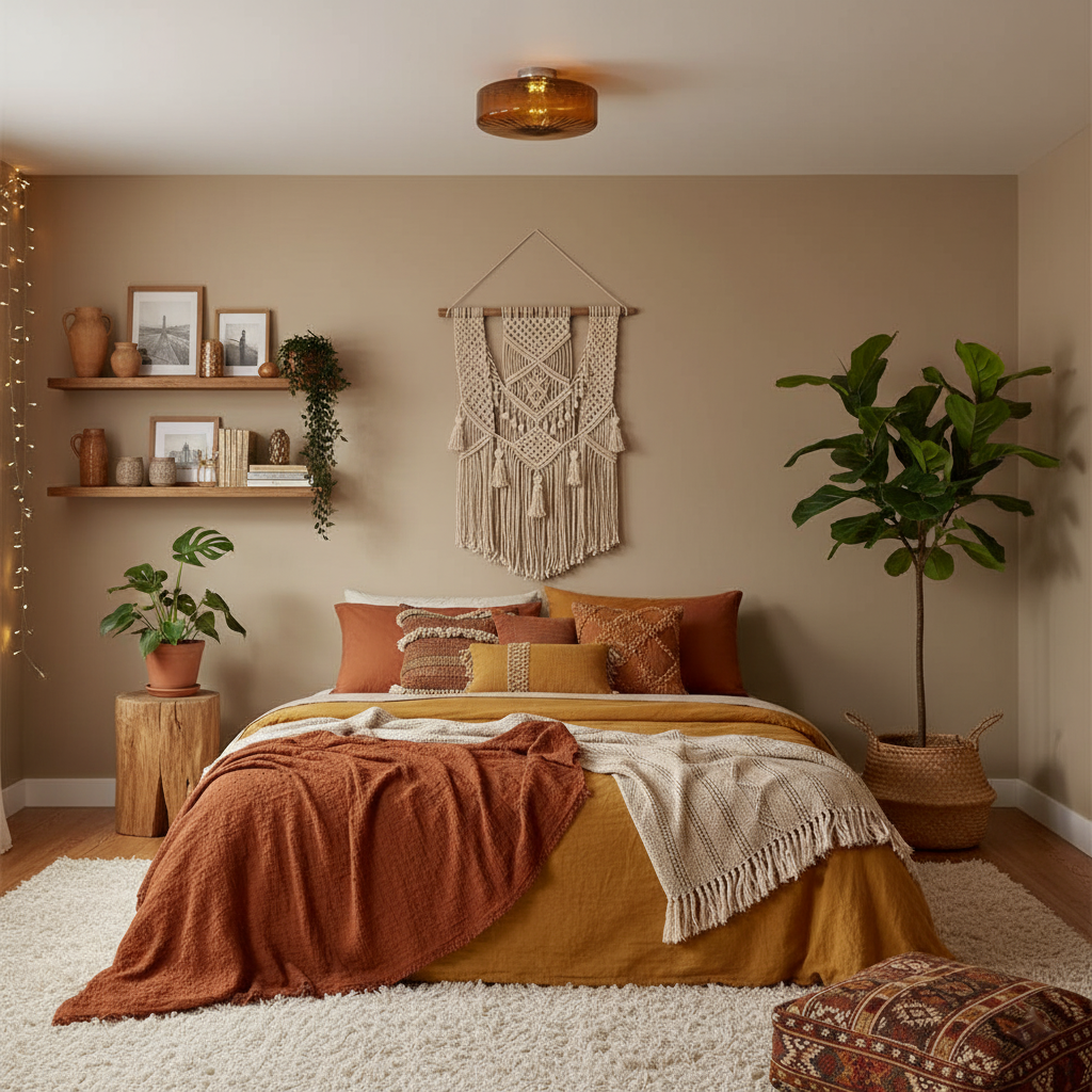Ceiling Light Glass 14.9 in Amber Warm White 10W Bedroom Hallway Corridor Lighting | Thomler