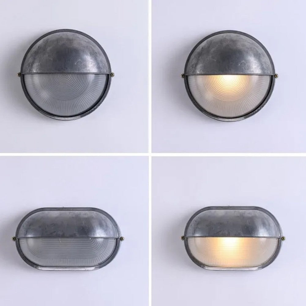 Wall Light Aluminum 8.3 in Indoor Entryway Vintage Industrial Style Rustic Accent Lighting | Thomler