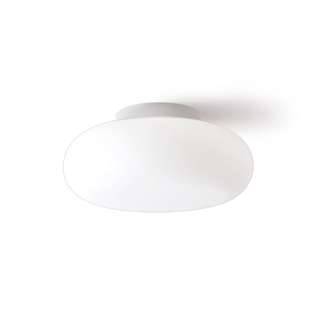 Ceiling Light Metal LED 7.9 in White Indoor Modern Living Room Bedroom Fixture | Thomler