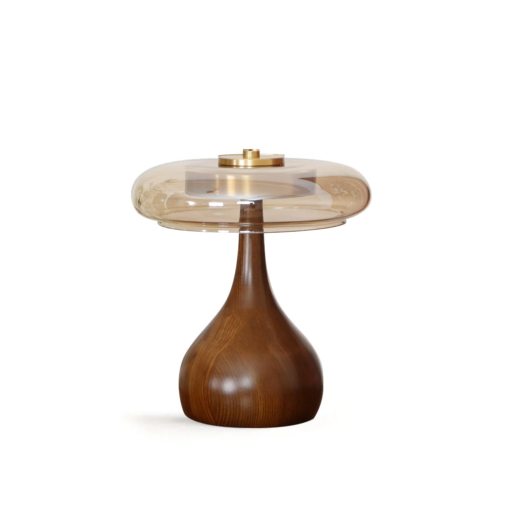 Table Lamp Glass Brass 12W 9.6 in Indoor Accent Lighting Adjustable Color Temperatures Warm Cool Neutral | Thomler