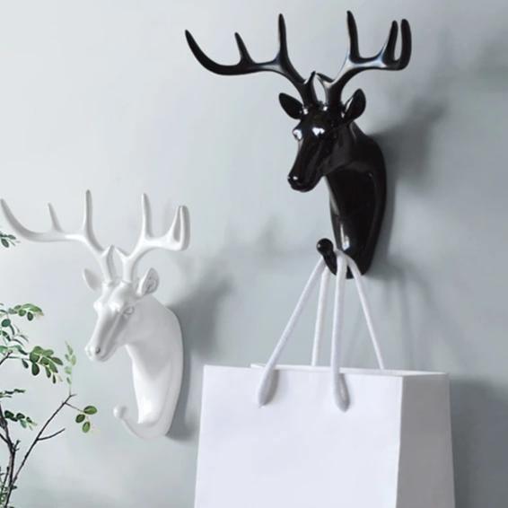 Wall Hook Resin Animal Decorative Gold Hallway Bathroom Key Towel Bag Holder Modern Coat Rack Storage Organiser | Thomler