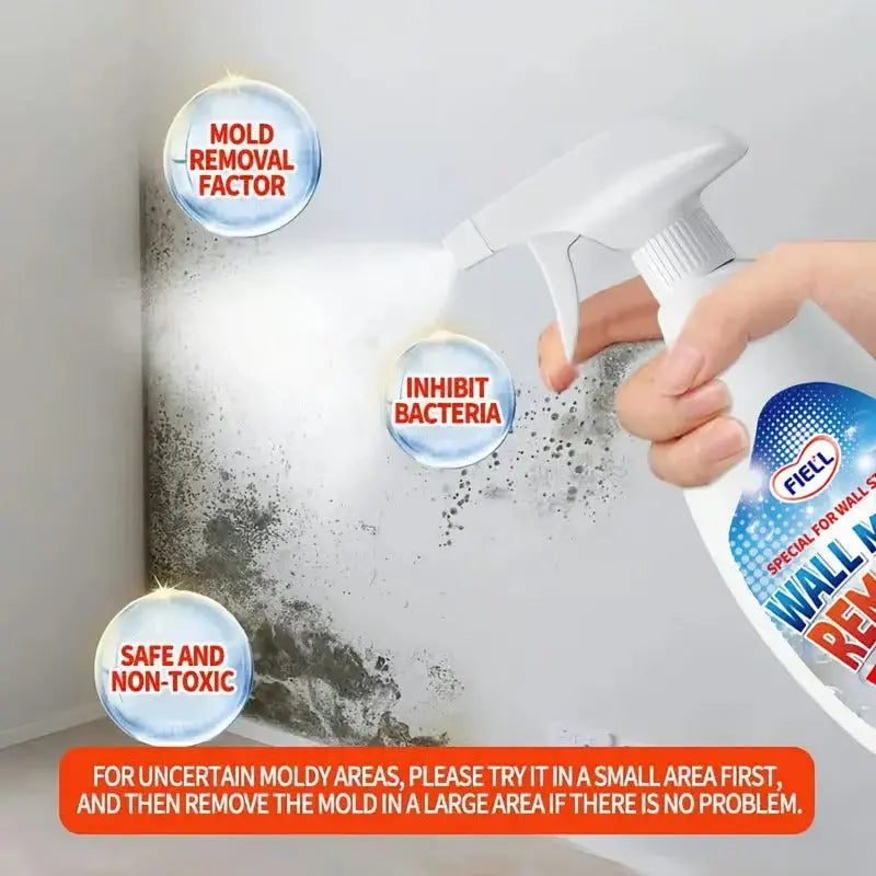 Mold Remover Spray for Walls, Tile Grout & Wood – Fast-Acting Odor Eliminator for Bathrooms, Basements & Kitchens | Thomler