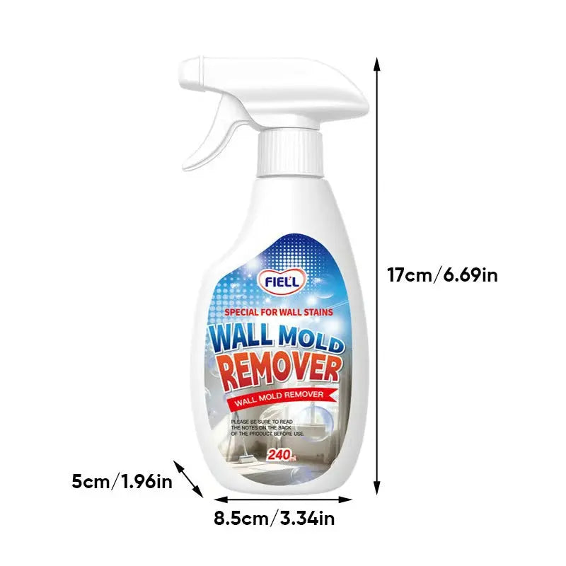 Mold Remover Spray for Walls, Tile Grout & Wood – Fast-Acting Odor Eliminator for Bathrooms, Basements & Kitchens | Thomler
