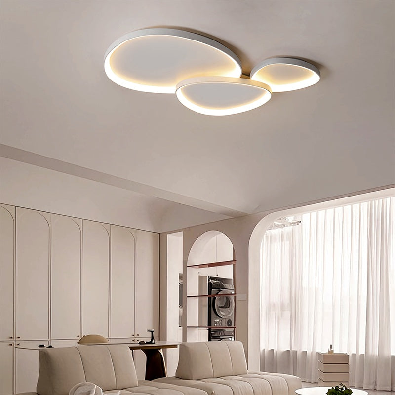 Ceiling Light Metal Oval 60.0 cm Dimmable LED Bedroom Hallway Living Room Adjustable Light Colours | Thomler