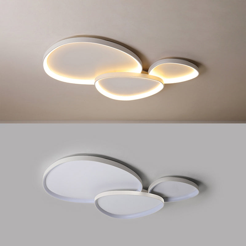 Ceiling Light Metal Oval 60.0 cm Dimmable LED Bedroom Hallway Living Room Adjustable Light Colours | Thomler