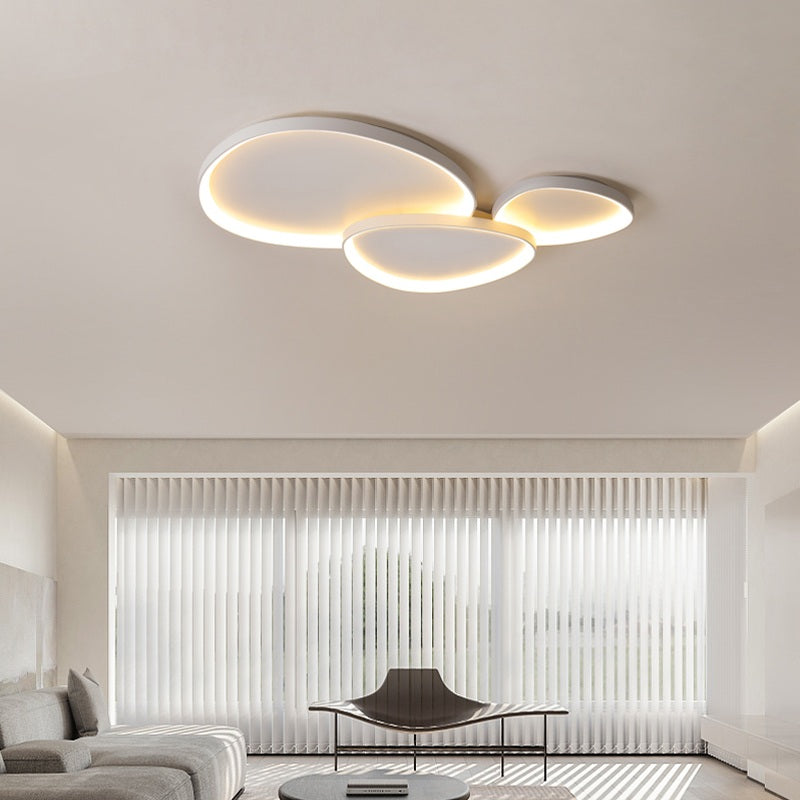 Ceiling Light Metal Oval 60.0 cm Dimmable LED Bedroom Hallway Living Room Adjustable Light Colours | Thomler