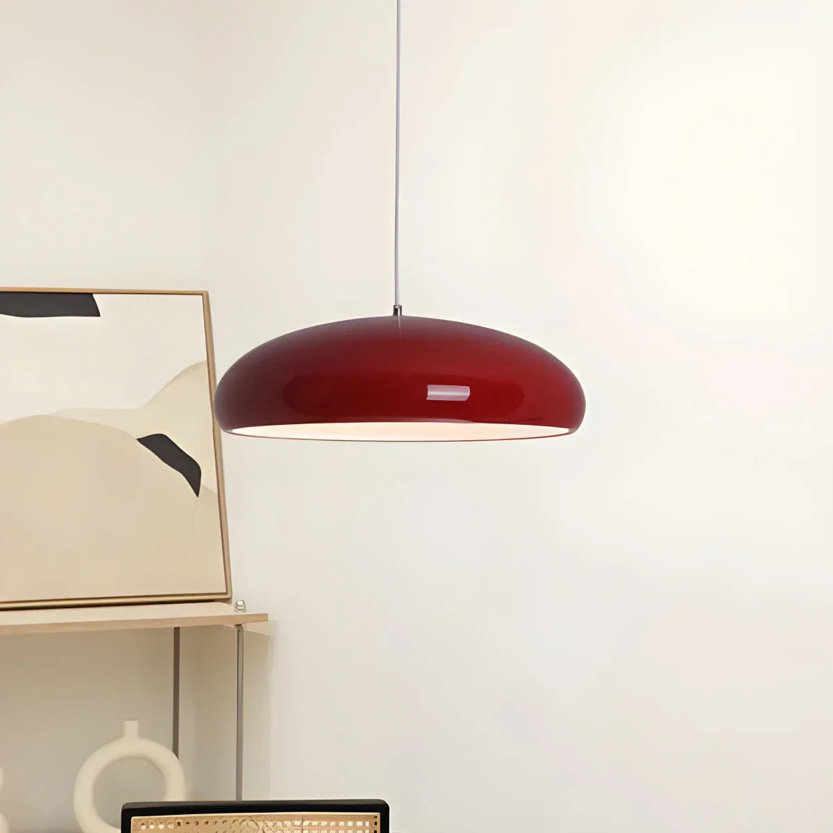 Pendant Light Metal Acrylic LED Black Dining Table Kitchen Island Modern Hanging Ceiling Lamp | Thomler
