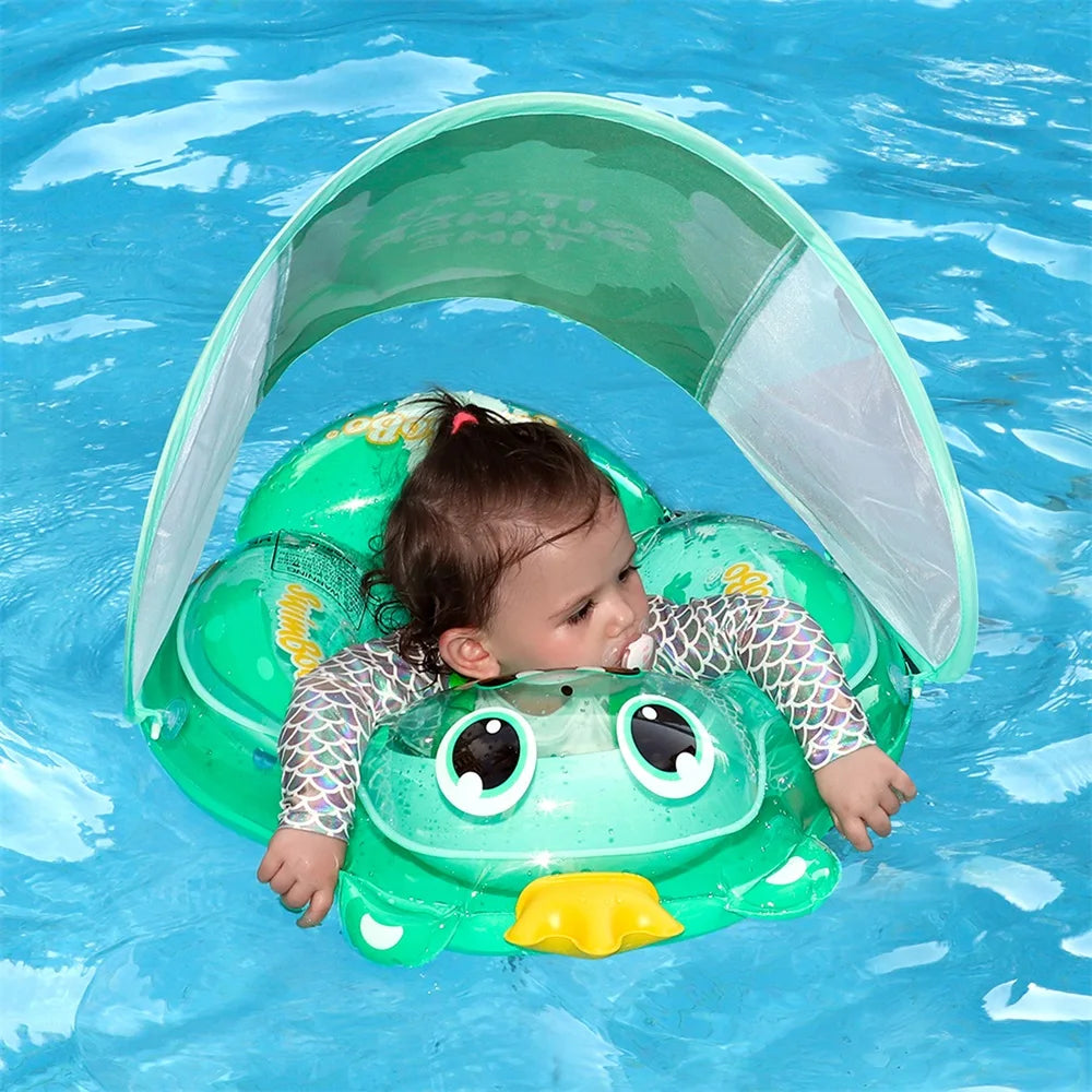 Infant Water Float Ring with Supportive Seat Design for Bath & Pool Fun | Thomler