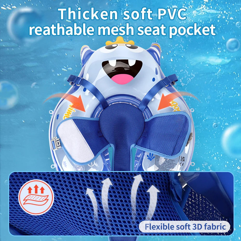 Infant Water Float Ring with Supportive Seat Design for Bath & Pool Fun | Thomler